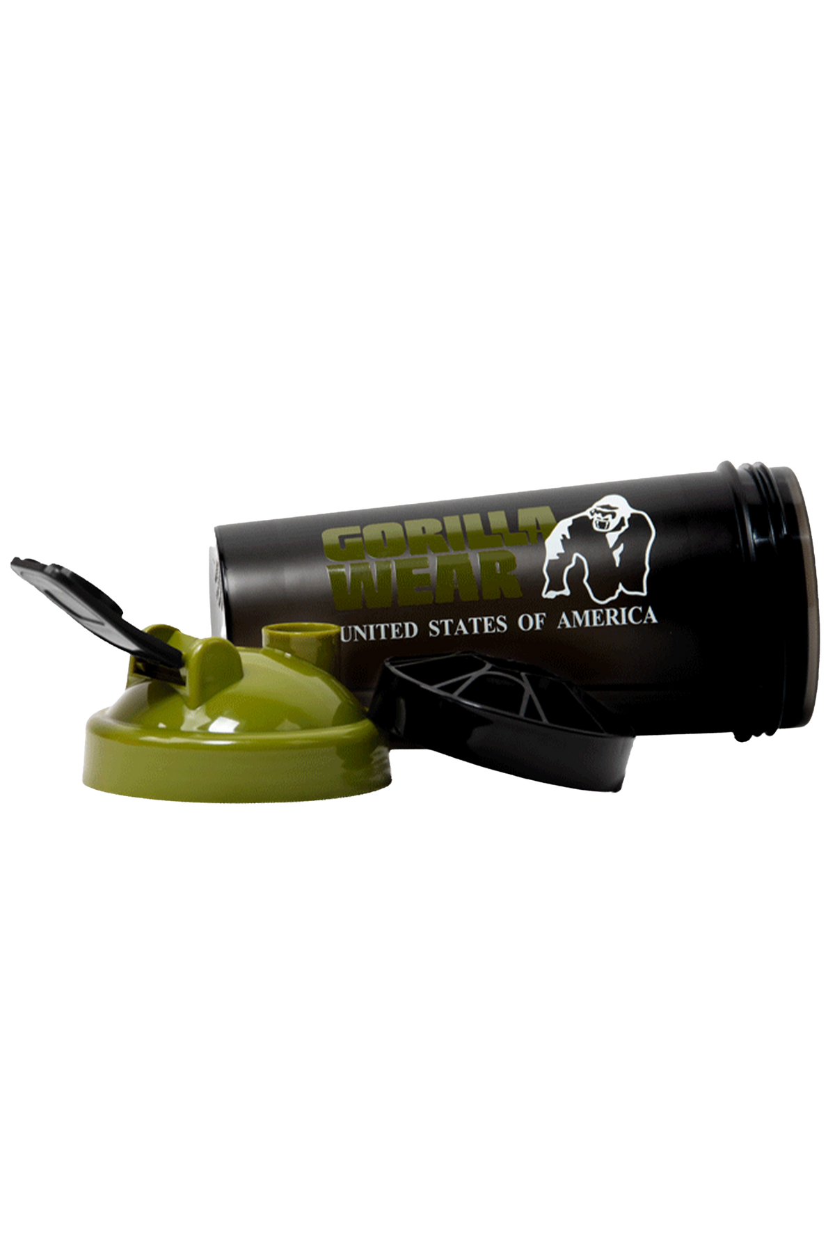 Gorilla Wear Shaker XXL 1000ML Shakers & Bottles Black/Army Green