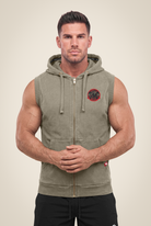 Gorilla Wear Silverdale Sleeveless Hoodie Hoodie & Sweatshirt Army Green