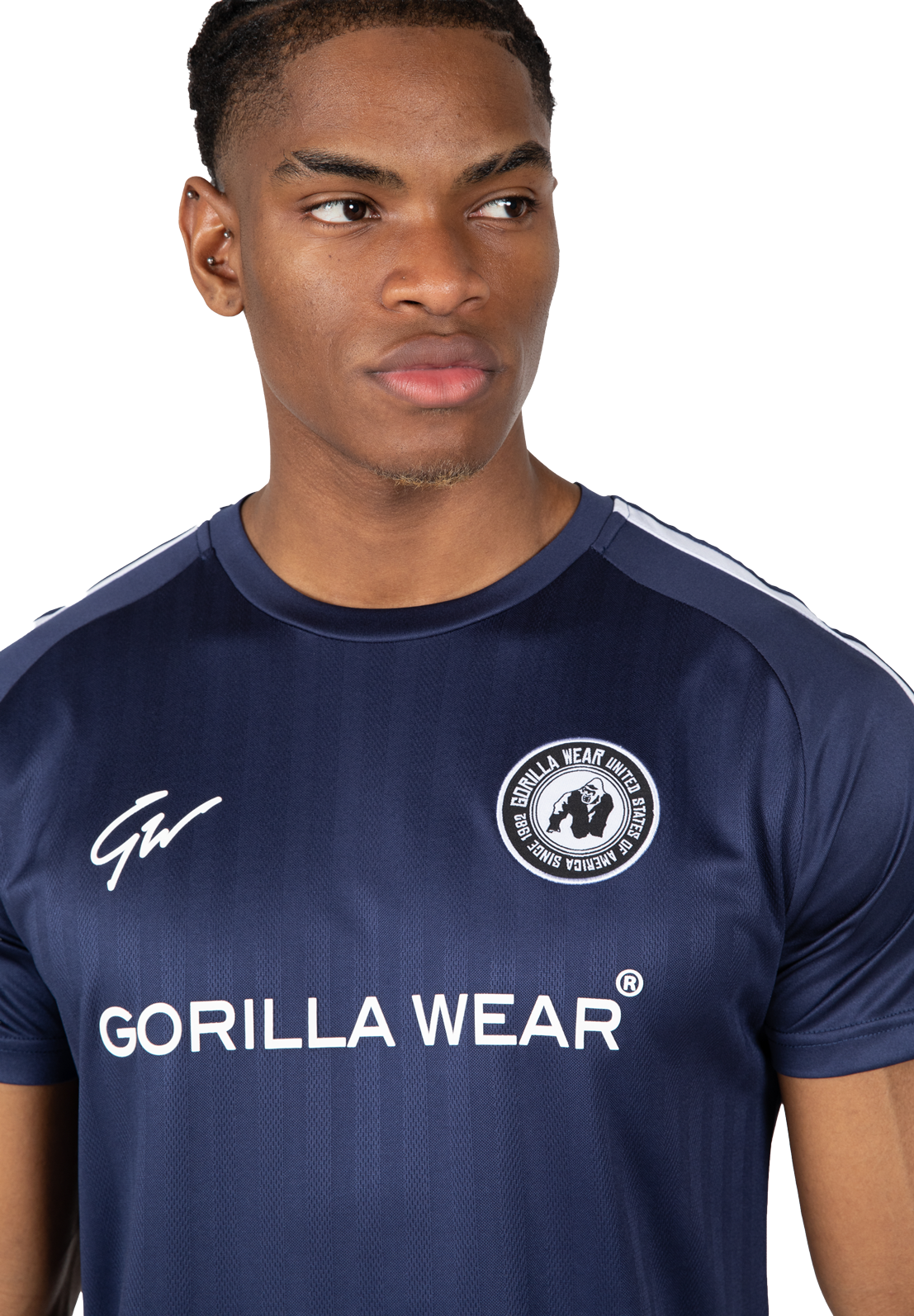 Gorilla Wear Stratford T-Shirt T-Shirt & Tops Navy