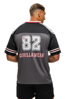 Gorilla Wear Tyler Football Jersey T-Shirt & Tops Black/White