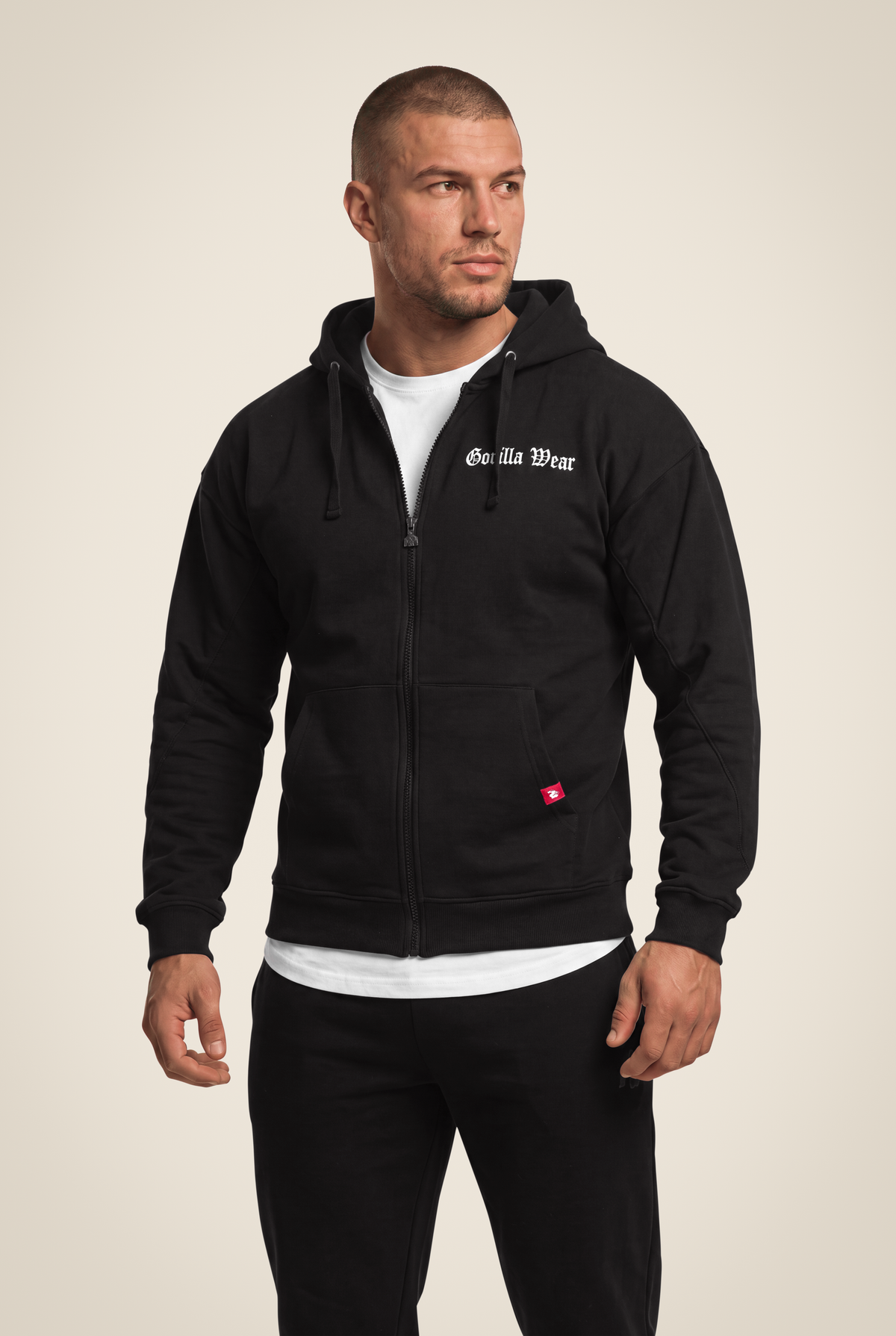 Gorilla Wear Utah Zipped Hoodie Hoodie & Sweatshirt Black
