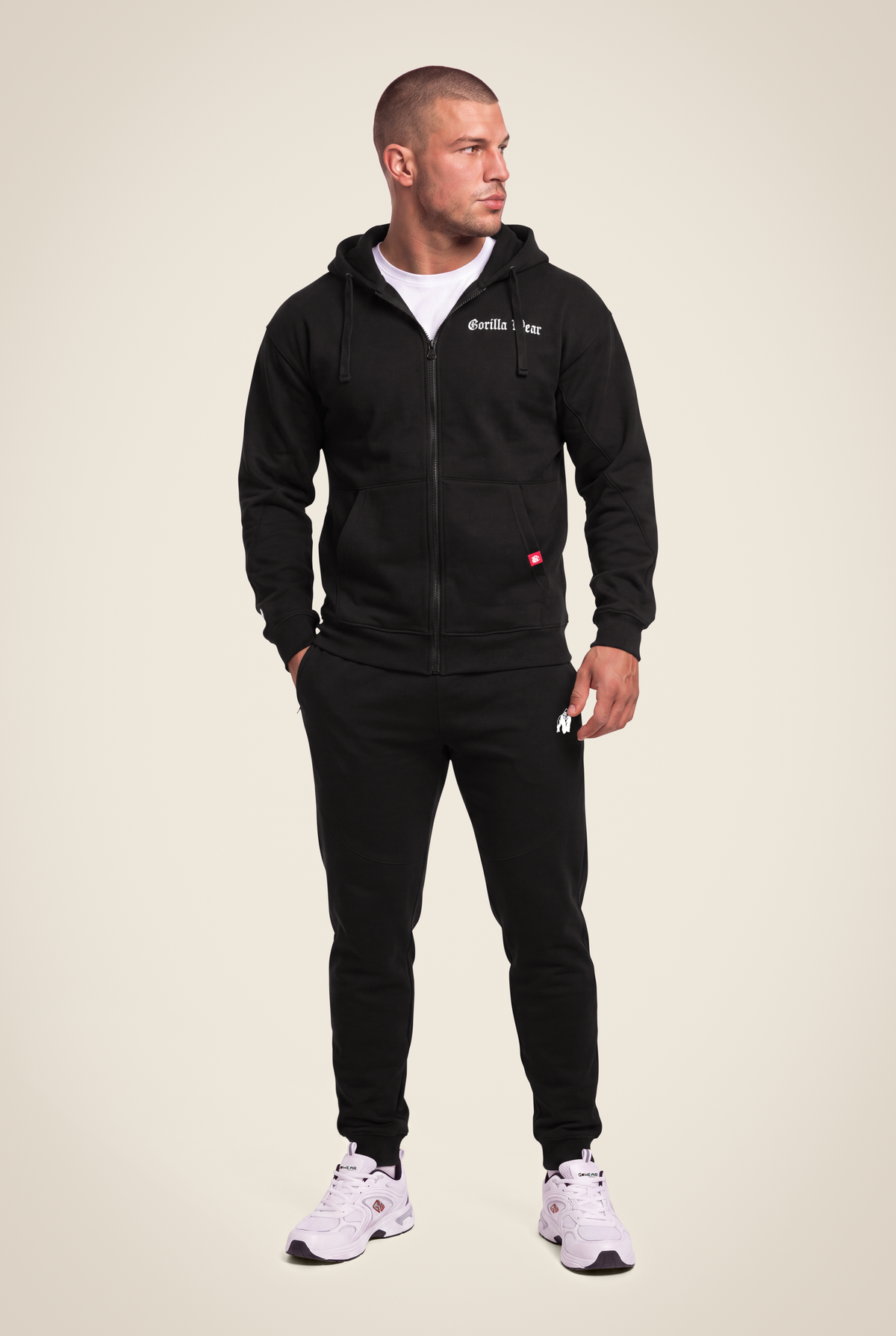 Gorilla Wear Utah Zipped Hoodie Hoodie & Sweatshirt Black