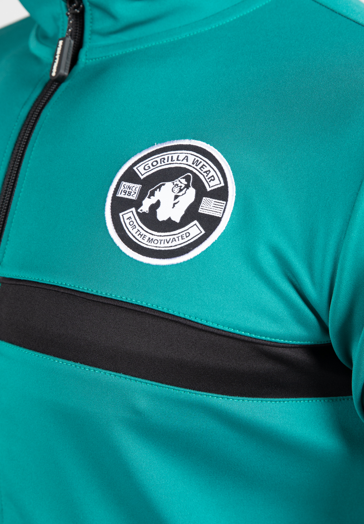 Gorilla Wear Vernon Track Jacket Jacket Teal Green