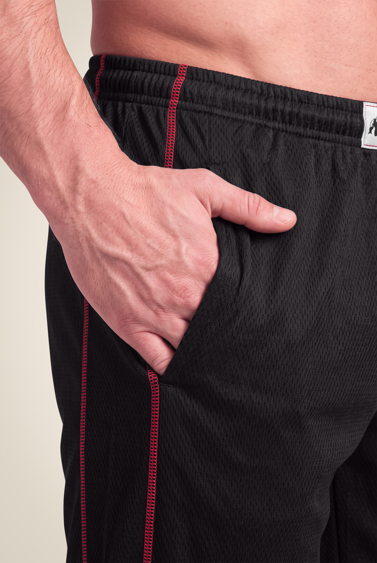 Gorilla Wear Wallace Mesh Pants Pants Black/Red