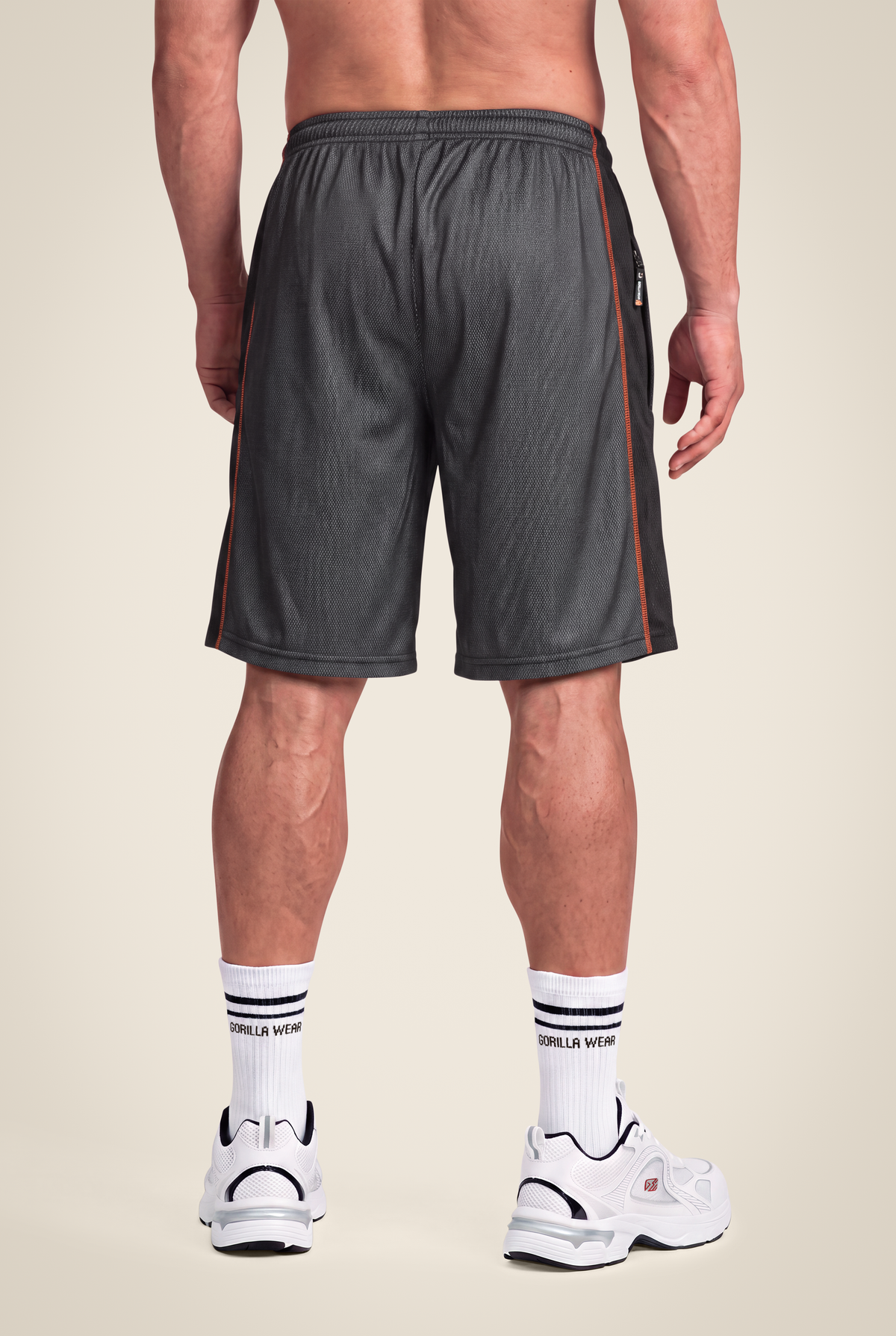 Gorilla Wear Wallace Mesh Shorts Shorts Gray/Orange