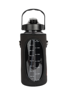 Gorilla Wear Water Bottle With Sleeve 2L Shakers & Bottles Black