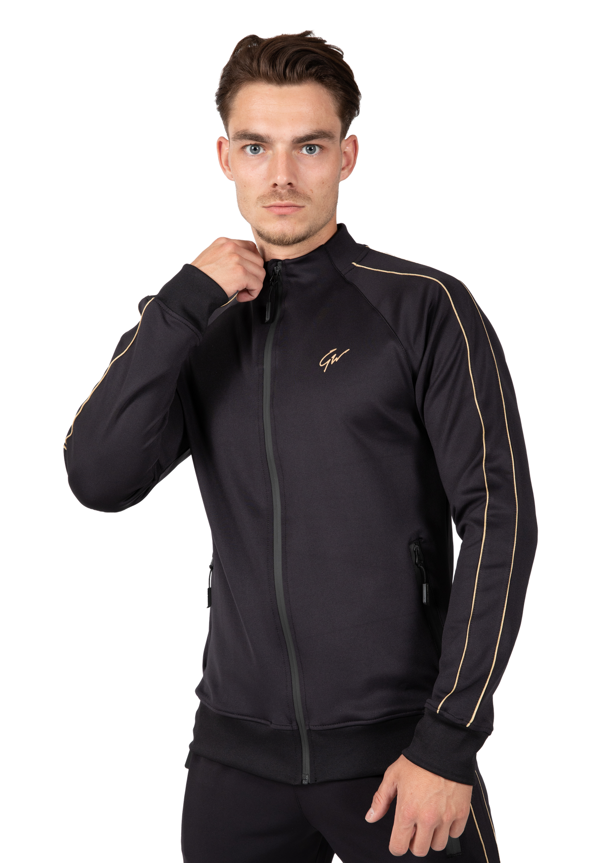Gorilla Wear Wenden Track Jacket Jacket Black/Gold