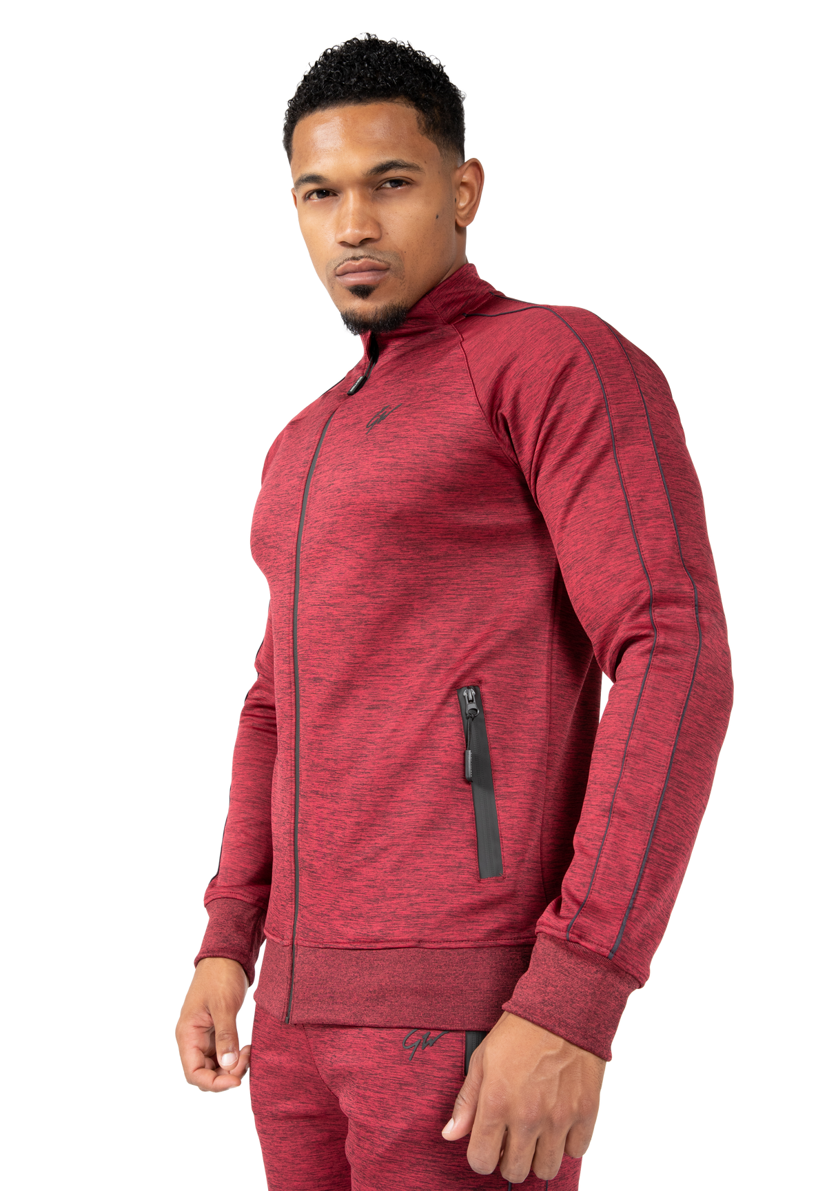 Gorilla Wear Wenden Track Jacket Jacket Burgundy