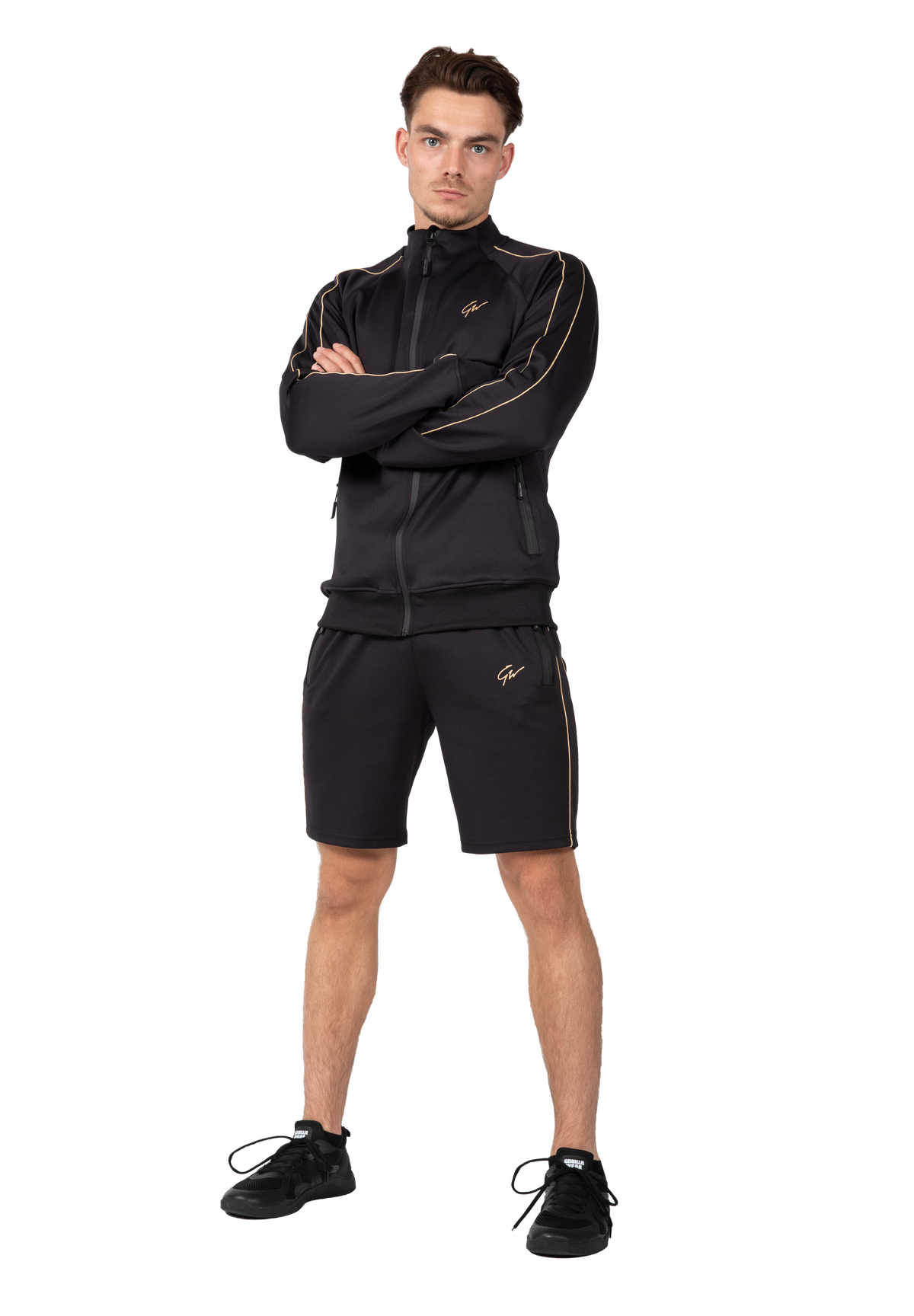 Gorilla Wear Wenden Track Shorts Shorts Black/Gold