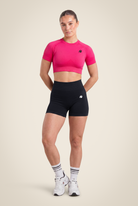 Gorilla Wear Whitney Seamless Crop Top T-Shirt & Tops Pink