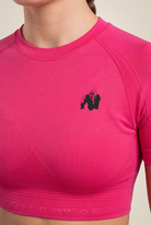 Gorilla Wear Whitney Seamless Crop Top T-Shirt & Tops Pink