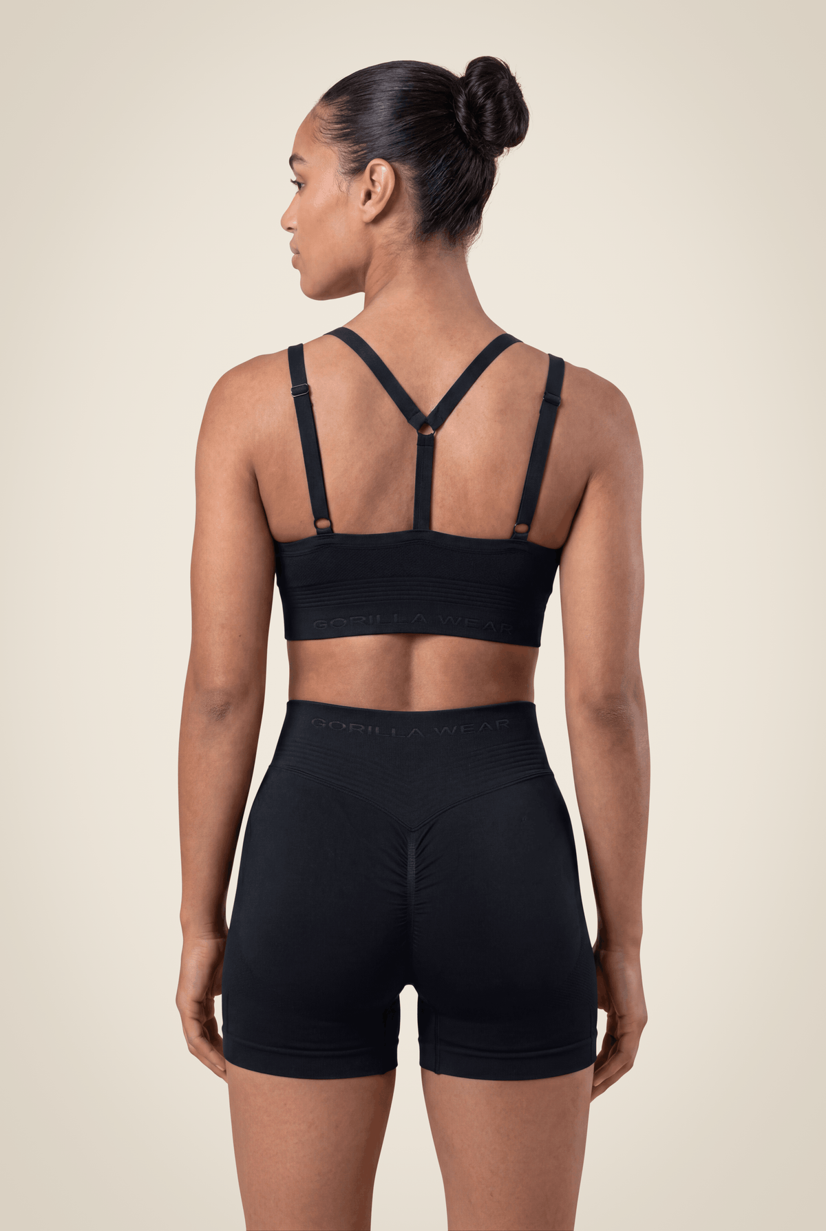 Gorilla Wear Whitney Seamless Sports Bra Sports Bra Black