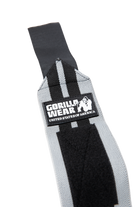Gorilla Wear Wrist Wraps PRO Lifting Straps & Wraps Gray/Black