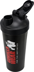 Gorilla Wear XXL Power Shaker 1000ML Shakers & Bottles Black