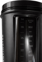 Gorilla Wear XXL Power Shaker 1000ML Shakers & Bottles Black