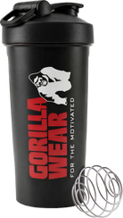 Gorilla Wear XXL Power Shaker 1000ML Shakers & Bottles Black